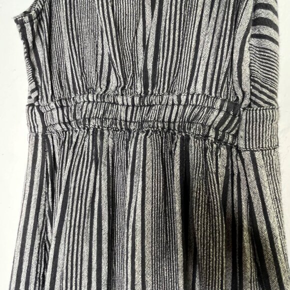 Avatar Striped Sleeveless Midi Dress With Belt Size XXS Halloween Beetlejuice - Picture 9 of 16